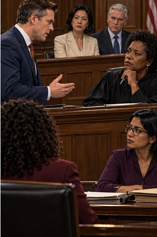 Illustration for A Hearing, Not a Verdict.