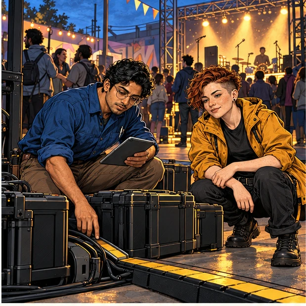 Chapter illustration for When the Lights Return.
