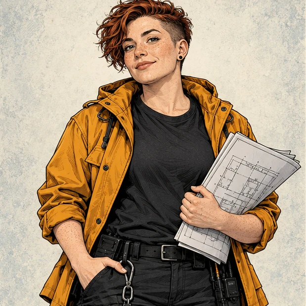 Portrait of Tess Morgan.