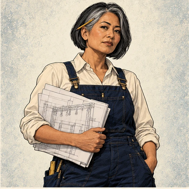 Portrait of Hana Mori.