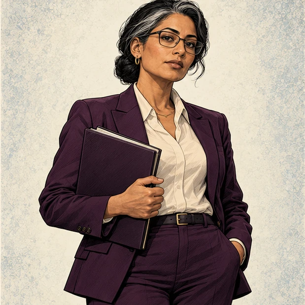 Portrait of Salma Haddad.